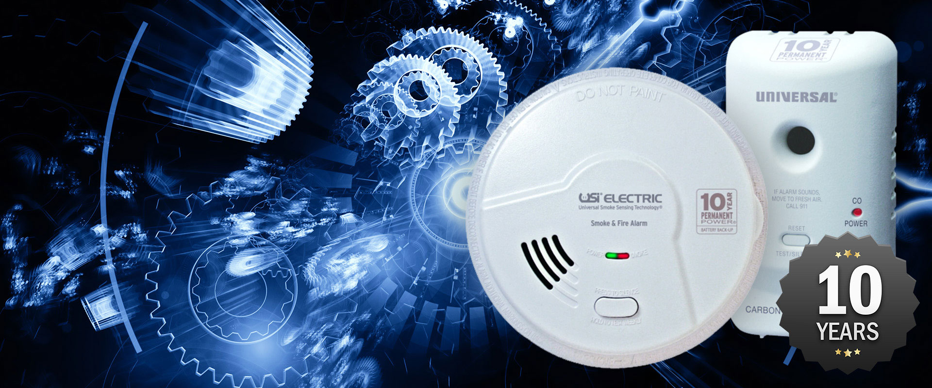 USI ten year smoke and fire alarms