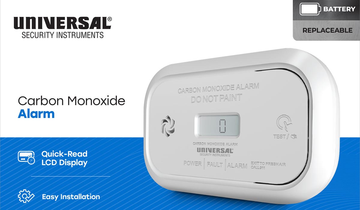 battery powered carbon monoxide alarm
