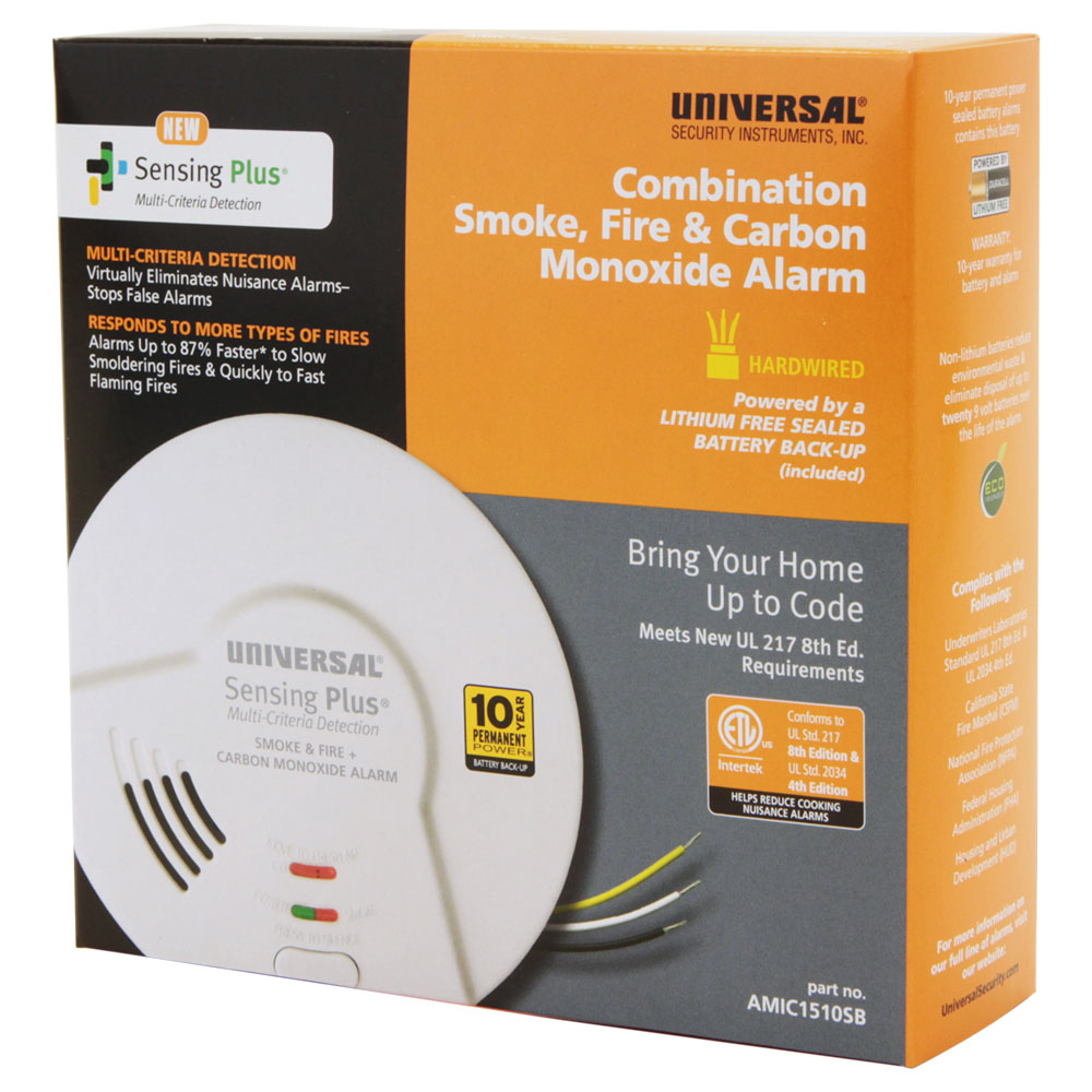 Kitchen, Bedroom and Hallway Smoke & CO Alarms from USI