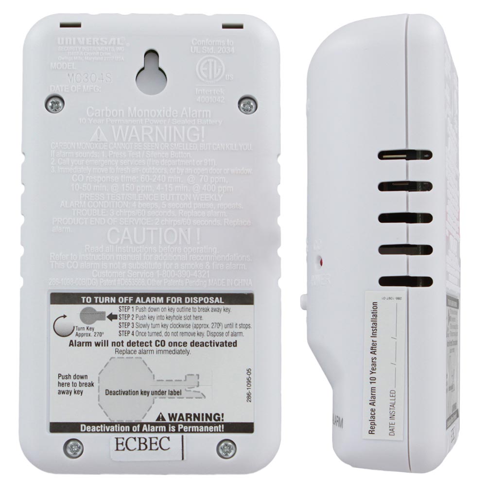 Pack with 1 Smart Carbon Monoxide Alarm and 1 Smart Smoke Alarm