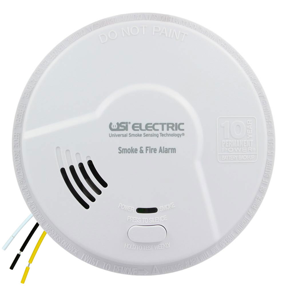 Lithium-Free 10 Year Permanent Power Smoke & CO Battery Alarms | USI Electric