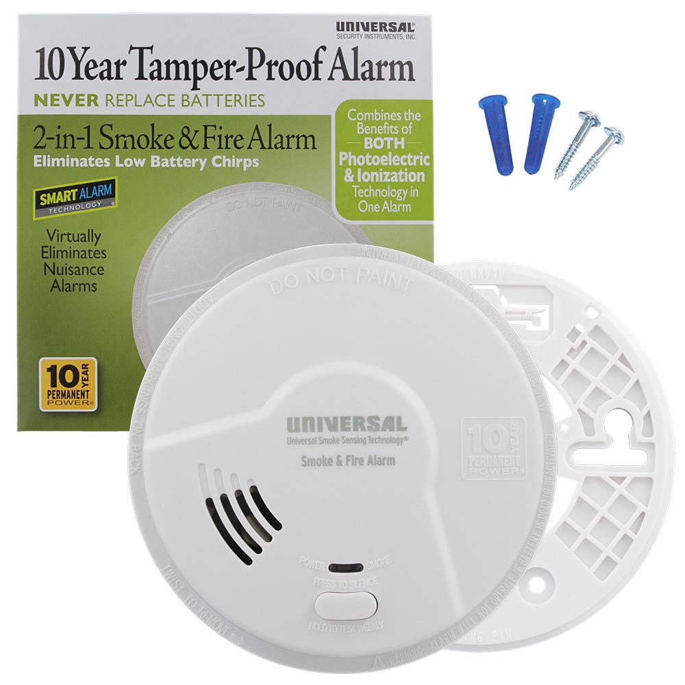 USI 10 Year Sealed Battery Smoke Detectors