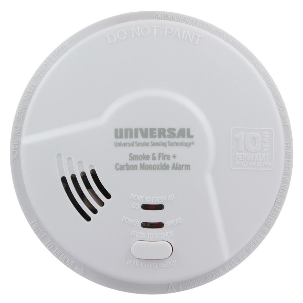 Universal Security Instruments Plug-In 2-in-1 Carbon Monoxide and Natural  Gas Smart Alarm with Battery Backup (MCND401B)