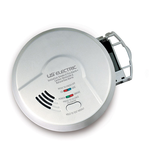 USI Electric Hardwired 3-in-1 Smoke, Carbon Monoxide and Natural Gas Alarm (MICN109)