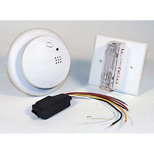 USI Electric 120-Volt Ionization Smoke Alarm and Strobe Light Kit (USI-2413)