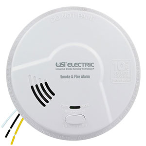 USI Hardwired 2-in-1 Universal Smoke Sensing Smoke and Fire Smart Alarm