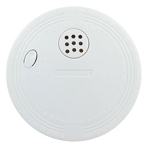 USI Compact Size Battery-Operated Ionization Smoke Alarm (SS-770-24CC)