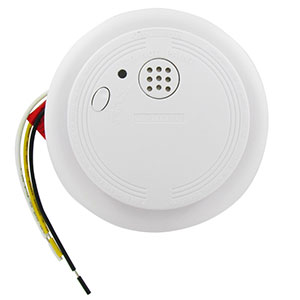 USI Ionization 120-Volt Wired-In Smoke Alarm with Battery Backup (USI-1204HA)