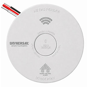 Hardwire Smoke & Fire Alarm with 10-Year Battery Backup